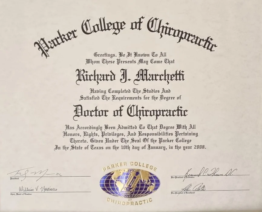 Doctor of Chiropractic