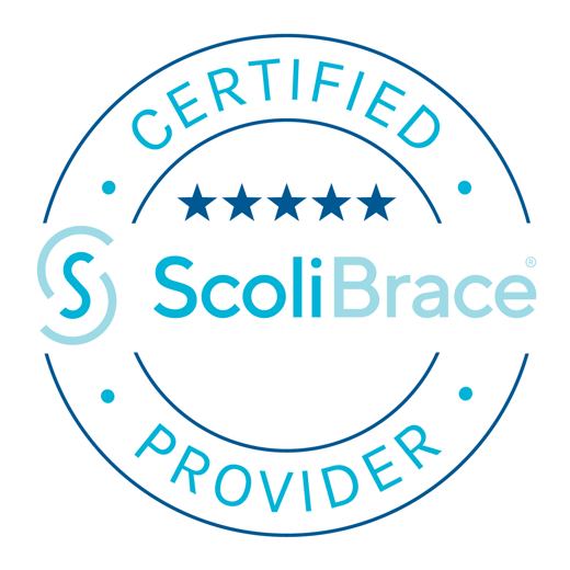 Official ScoliBrace Certified Provider seal — CBP Precision Spine Center