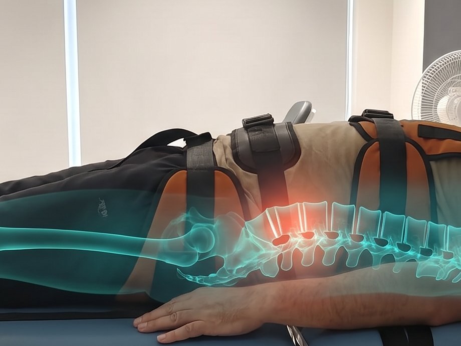 Visualisation of spinal decompression relieving pressure on the lumbar discs at CBP Precision Spine Center